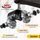 Smooth Quiet Rolling Office Chair Dual Caster Wheels