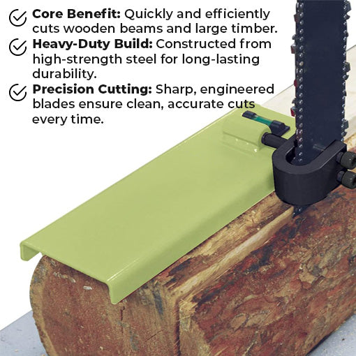 Chainsaw Beam Cutting Guide