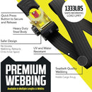 Bolt-on Auto Retractable Ratchet Straps