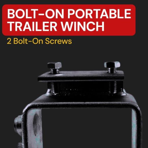 Bolt-on Winch for Flatbed Trailer Truck