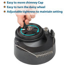 Cast Iron Damper Chimney Cap