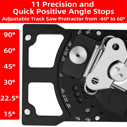 Compact Adjustable Angle Track Saw Square