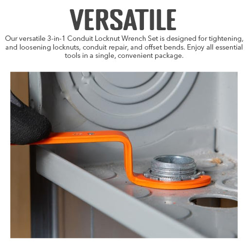 Conduit Locknut Wrench Set