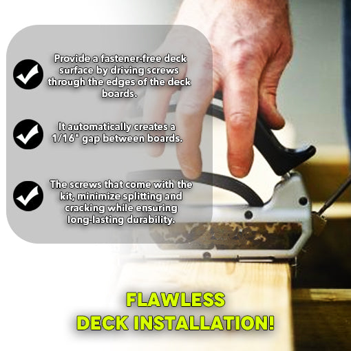 Deck Edge Fastening Installation Tool