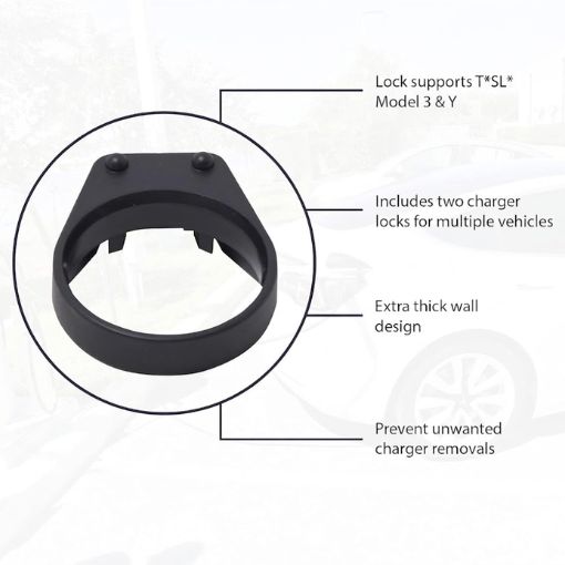 EV Charger Lock for J1772 Charging Adapter