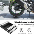 Easy Motorcycle Wheel Cleaning Roller Stand