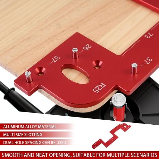 Invisible Embedded Handle Slotting Template