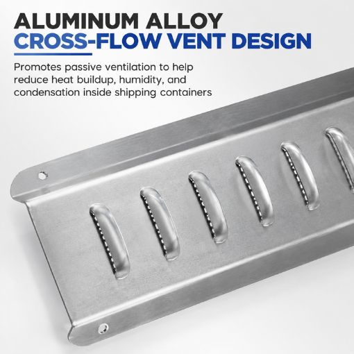4-Pack Aluminum Shipping Container Ventilation Kit