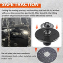 Gooseneck Ball to 5th Wheel Adapter with Lube Plate