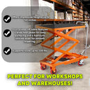 Hydraulic Lift Table Cart