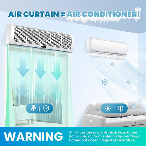 Indoor Air Curtain Fan