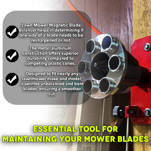 Lawn Mower Magnetic Blade Balancer