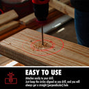 Magnetic Drill Straight Hole Guide Attachment