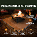 Outdoor Portable Fire Pit Mat for Under Grills