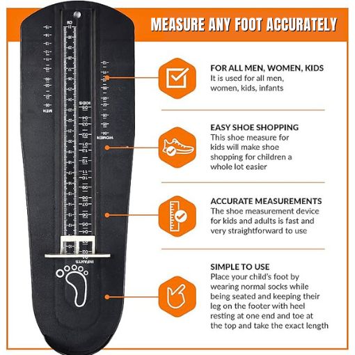 Portable US Standard Foot Measurement Device