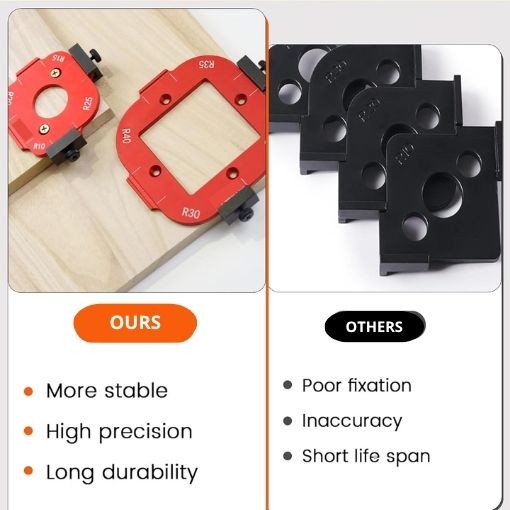 Router Corner Radius Template