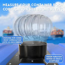 Shipping Container Corrugated Roof Vent Adapter