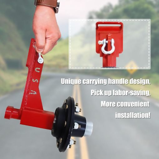 Shipping Container 8-Lug Wheel Axle Kit