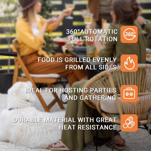 Stainless Steel Rotisserie Ring Kit