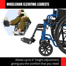 Wheelchair Elevating Legrests