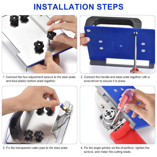 45° Tile Chamfering Tool for Angle Grinder