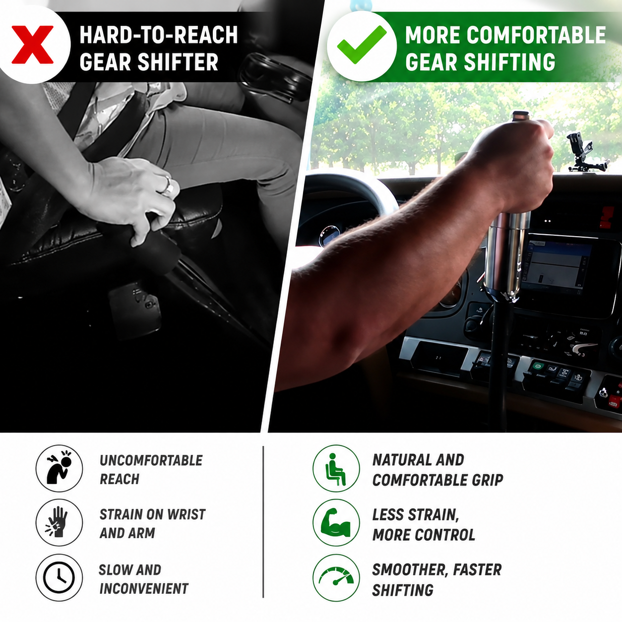 Heavy Duty Truck Gear Shift Extension