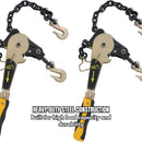 2-Pack Heavy Duty Ratcheting Chain Load Binder Kit