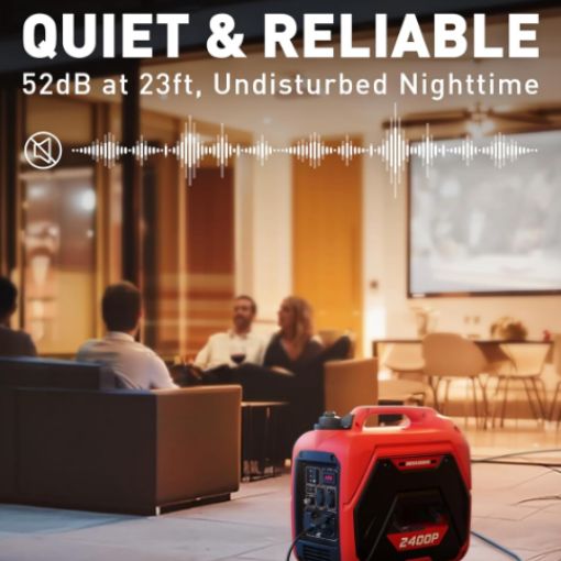 2400W Portable Quiet Inverter Generator