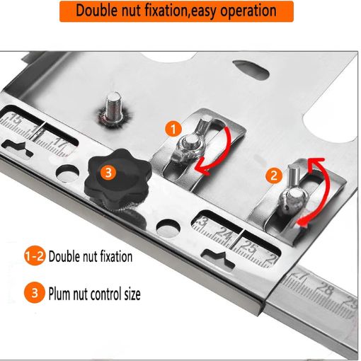 Circular Saw Adjustable Edge Cutting Guide