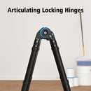 Heavy Duty 16.5 FT Telescoping A-Frame Ladder