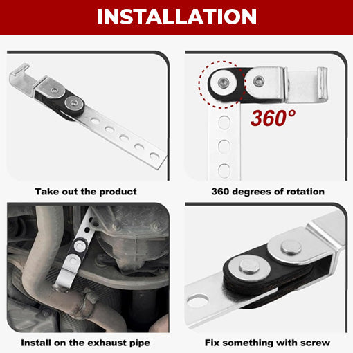 Heavy-Duty Swivel Exhaust Hanger Bracket