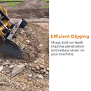 Skid Steer Bolt-on Trenching Bucket Teeth