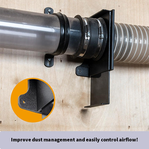 Wall Mounting Blast Gate with Bracket