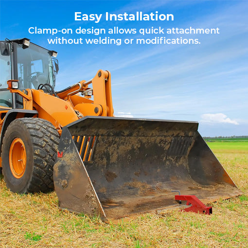 Easy Clamp-on Tractor Bucket Hitch