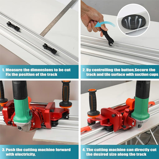 Electric Orbital Angle Grinder Tile Cutter for Large Tiles