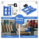 Adjustable Chainsaw Mill Lumber Cutting Guide Set