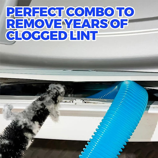 Flexible Dryer Lint Vacuum Attachment