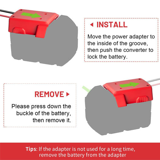 Power Wheel Battery Converter Kit