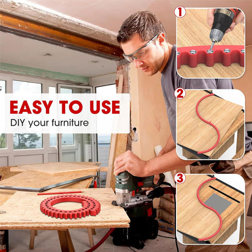 Flexible Router Edge Guide