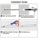 Shower Corner Foot Rest Bar