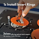 Router Table Insert Plate with Dust Collection Hood