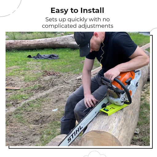 Chainsaw Beam Cutting Guide