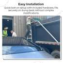 Electric Aluminum 4-Spring Dump Truck Tarp System