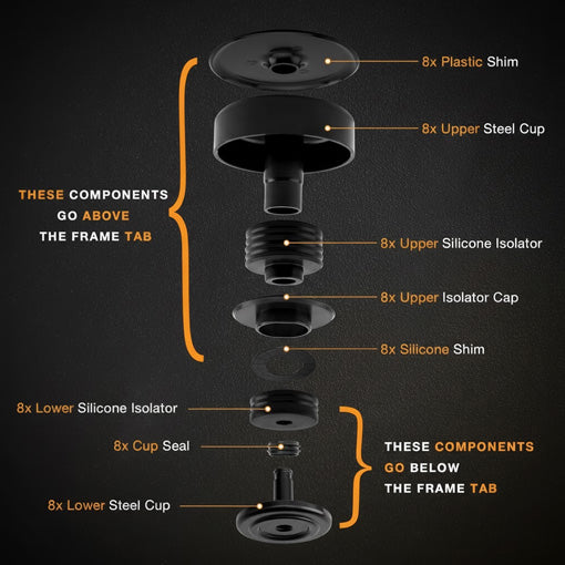 Silicone Body Mount Kit