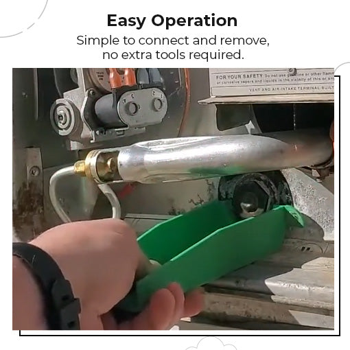 RV Water Heater Drain Funnel