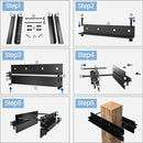 Fence and Deck Post Reciprocating Saw Guide Attachment