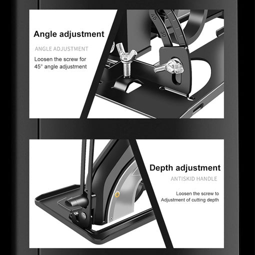 Angle Grinder Cutting Stand with Dust Collection