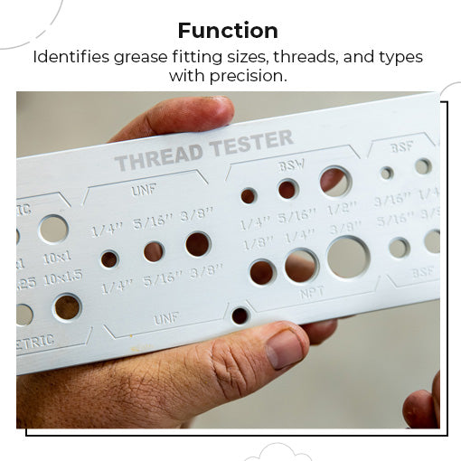 Grease Fitting Thread Tester