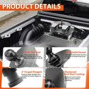 Gooseneck Ball to 5th Wheel Adapter with Lube Plate