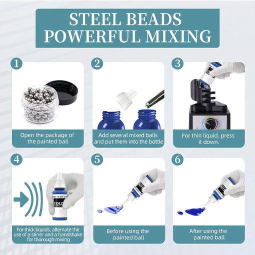 Hands-free Mini Vortex Paint Shaker Mixer Set